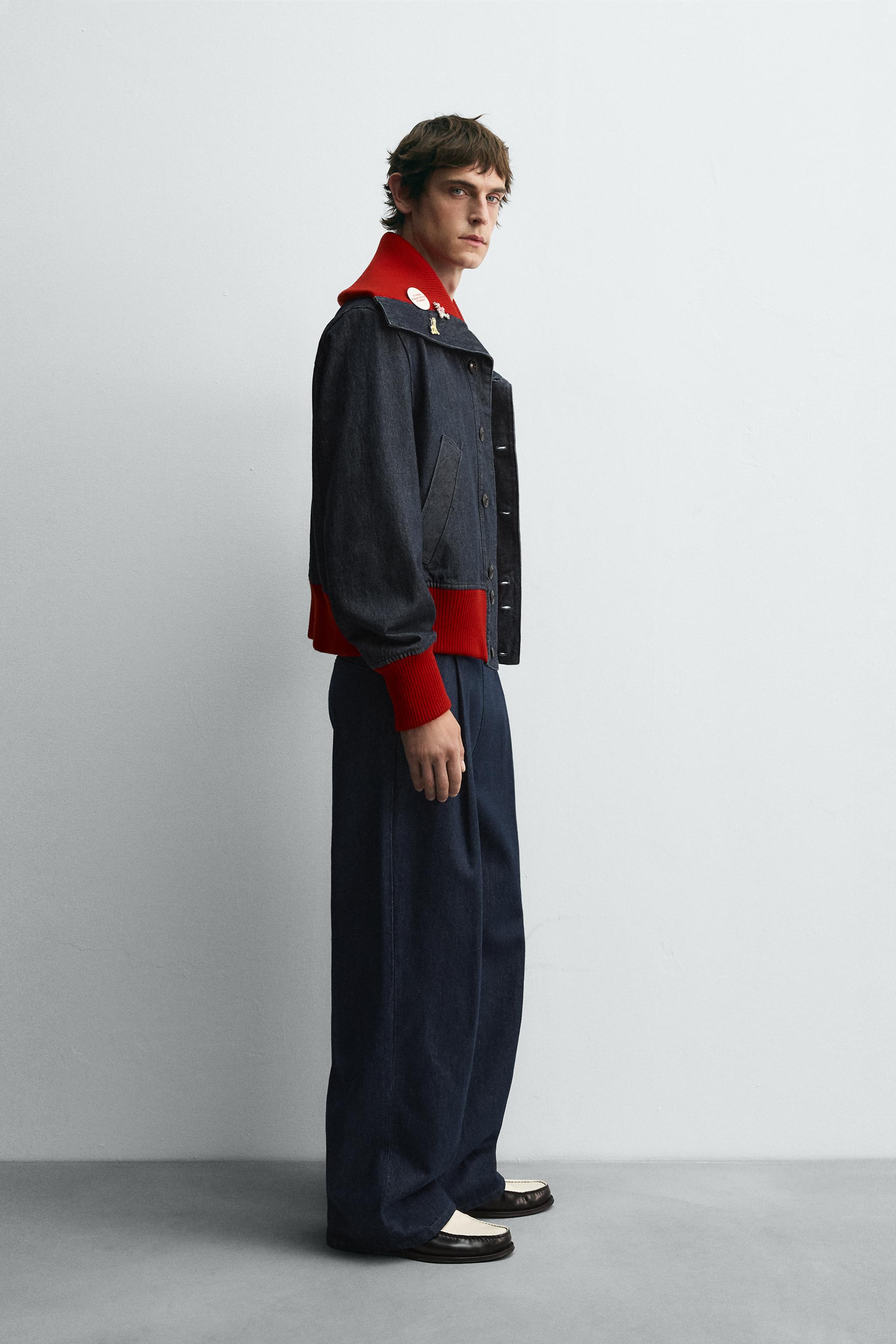 RIB DENIM JACKET HARRY LAMBERT FOR ZARA X DISNEY